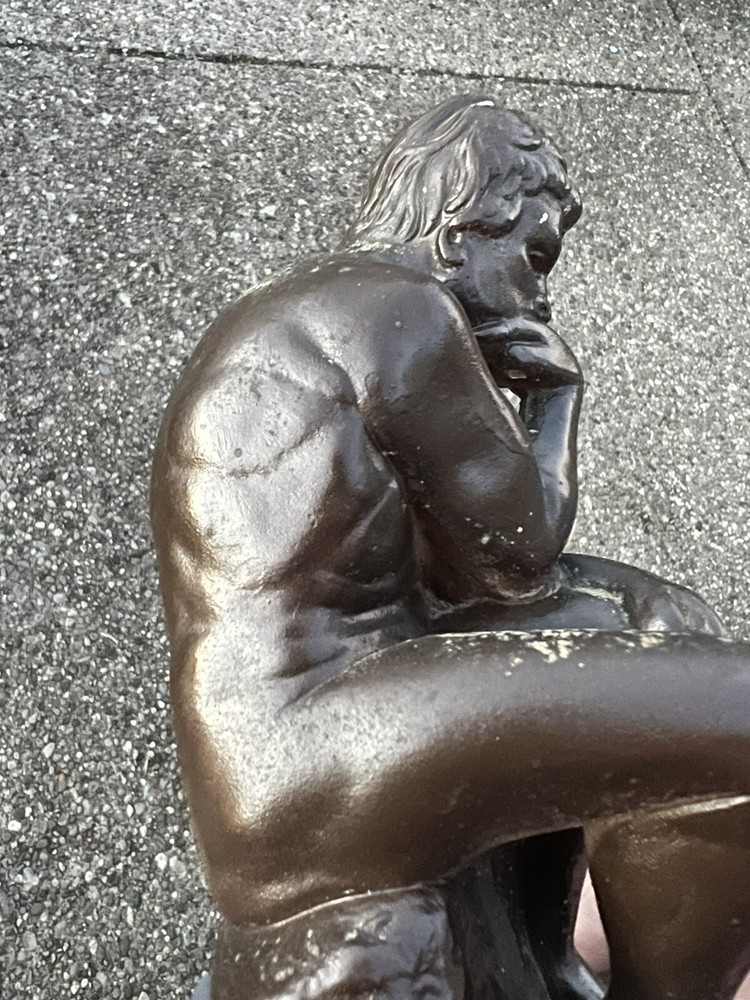 Esco Products Thinking Man Book End Good Condition