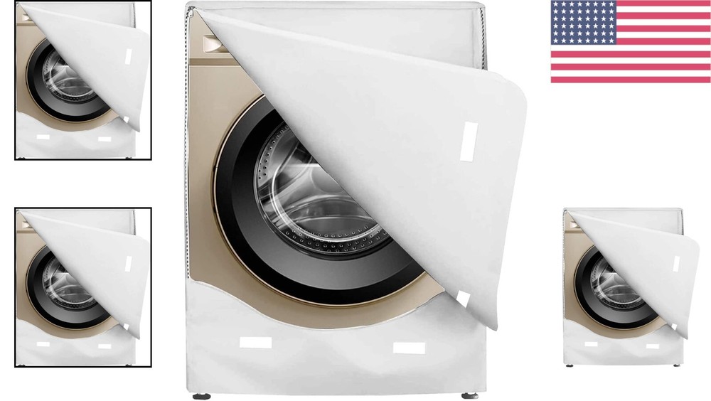 Durable Front-Loading Washer Cover with Anti-UV Protection - Easy Clean Design