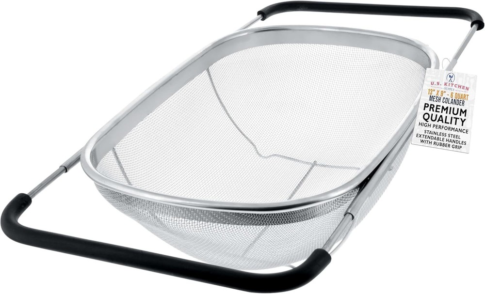 Stainl Steel Colander Strainer - 6-Quart