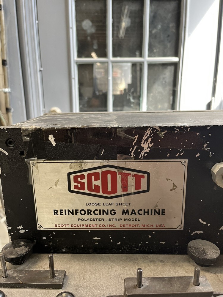 Scott Reinforcing Machine