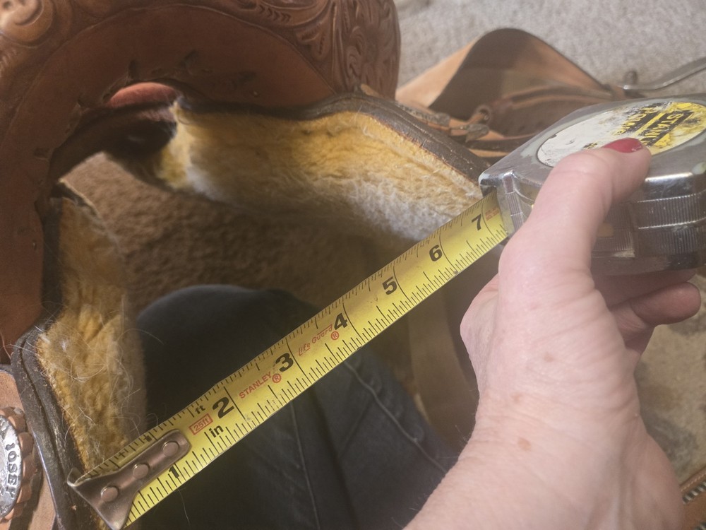 A Beautiful MARTHA JOSEY BARREL SADDLE