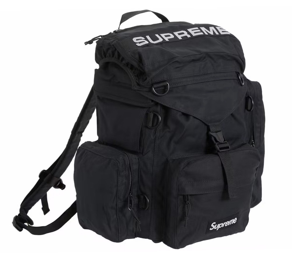 Supreme SS23 Military Field Box Backpack Black