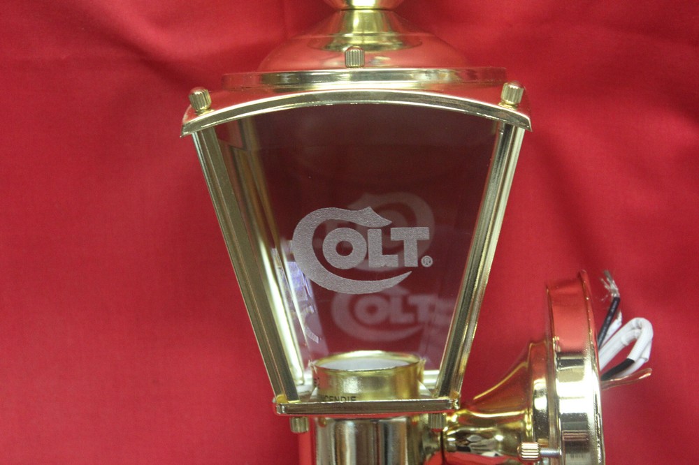 COLT Firearms Brass Outdoor Light