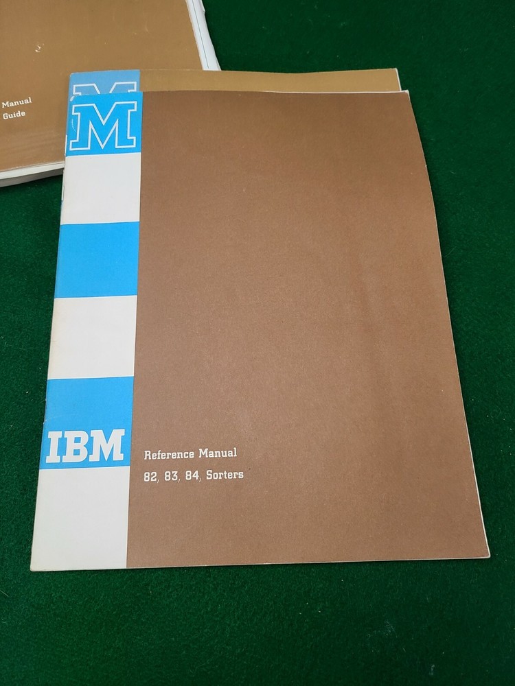 Lot Of 6 IBM Reference Manuals