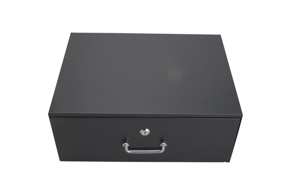 4U 19" Drawer Rack Mount Server Case - Locking Network/ IT/ DJ Equipment Storage