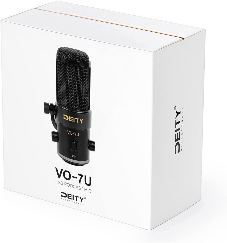 DEITY VO-7U Tripod Kit USB Broadcast Microphone Dynamic USB Mic & RGB Lighting