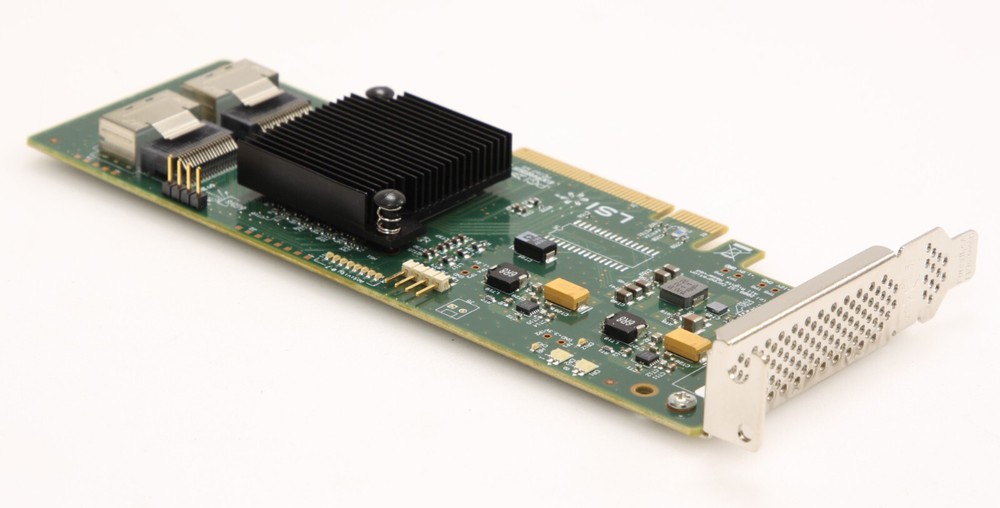 LSI SAS9201-8i 6Gbps SAS/SATA PCI-e RAID Controller Card - Low Profile.