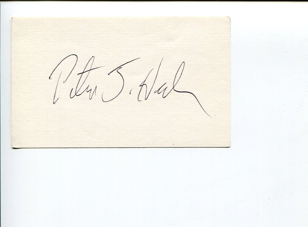 Peter Heck Science Fiction Mystery Author Signed Autograph