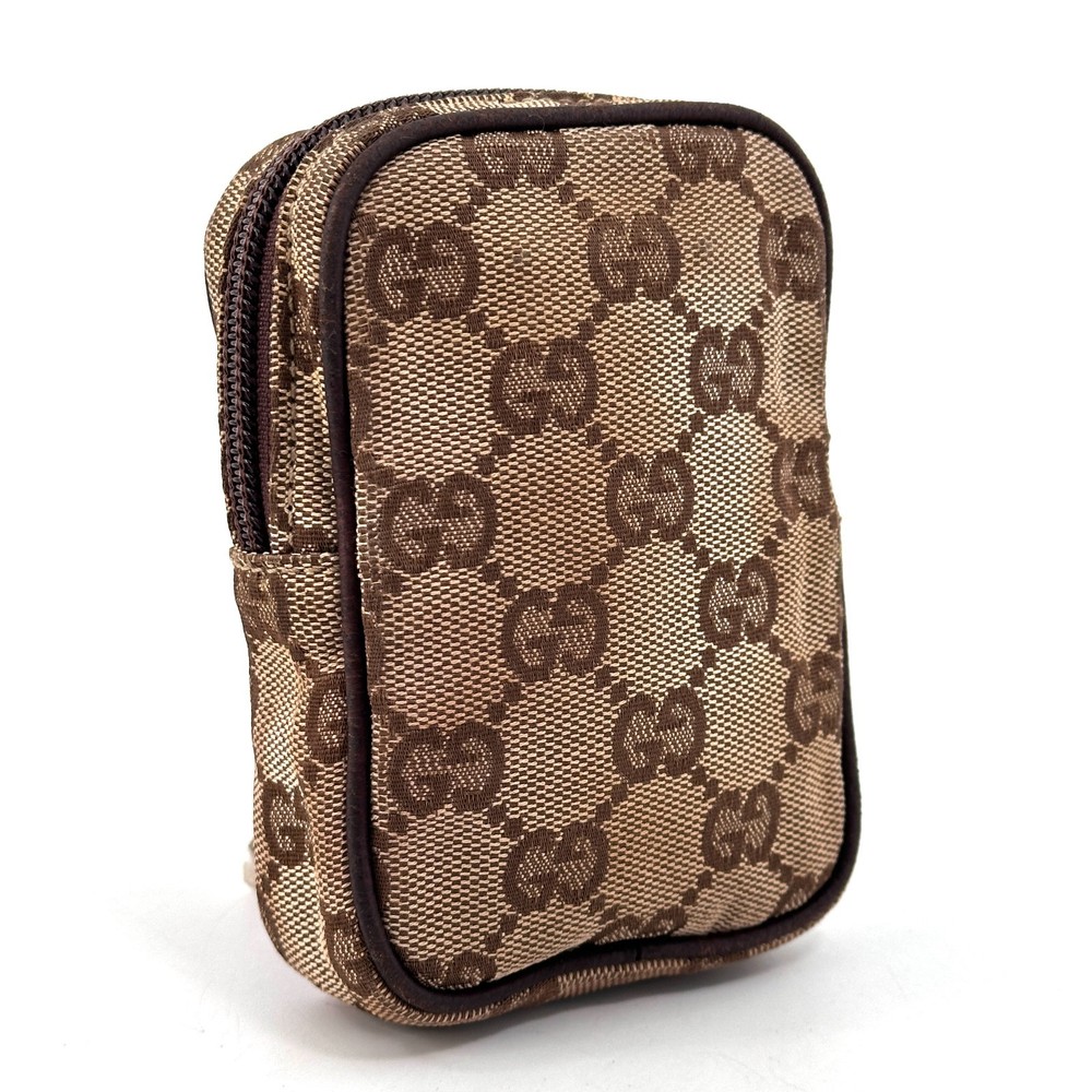 GUCCI Cigarette Case GG Canvas Authentic