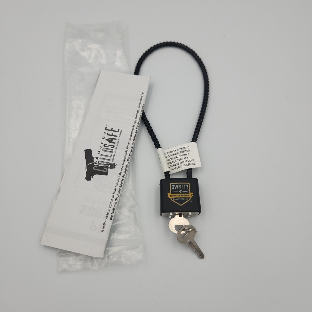 Childsafe Gun Lock With Two Keys & Instructions