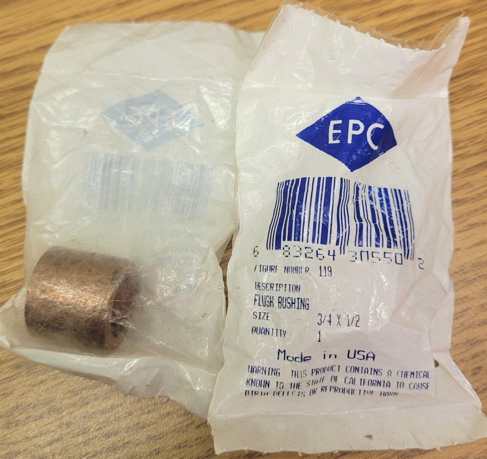 EPC FLUSH BUSHING 3/4'' x 1/2'' FIGURE NUMBER 119