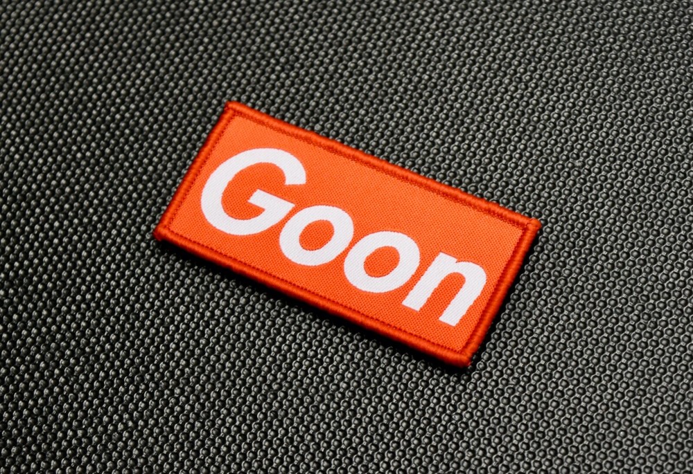 Goon Woven Uniform Morale Patch NVGs OAF Tactical Cap Operator Hook Loop