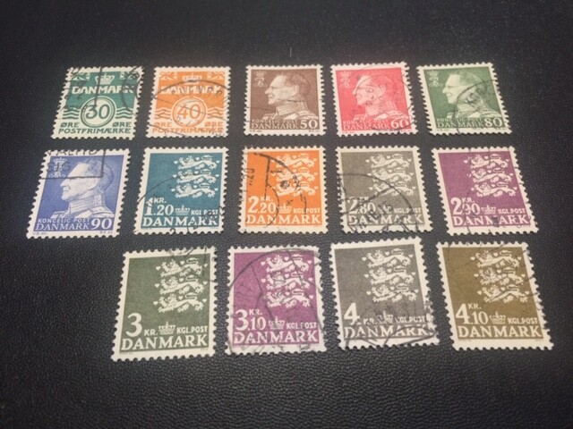 Denmark 437-444D used