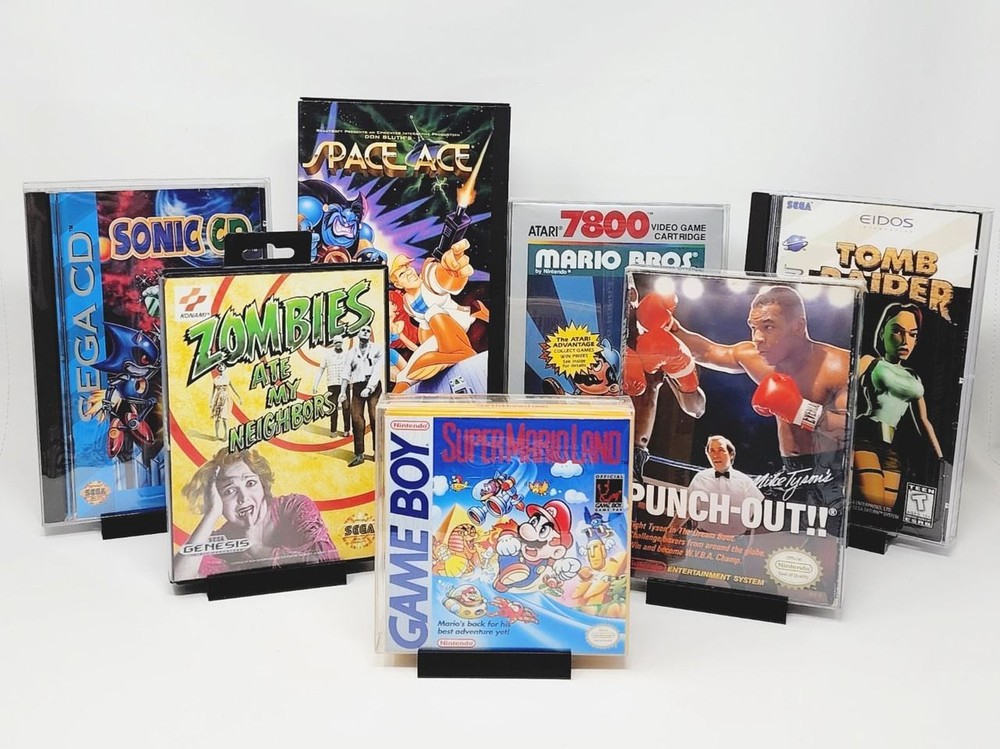 SLIM Universal Display Stand for Game Cases / BitBoxes - Trogg Tech