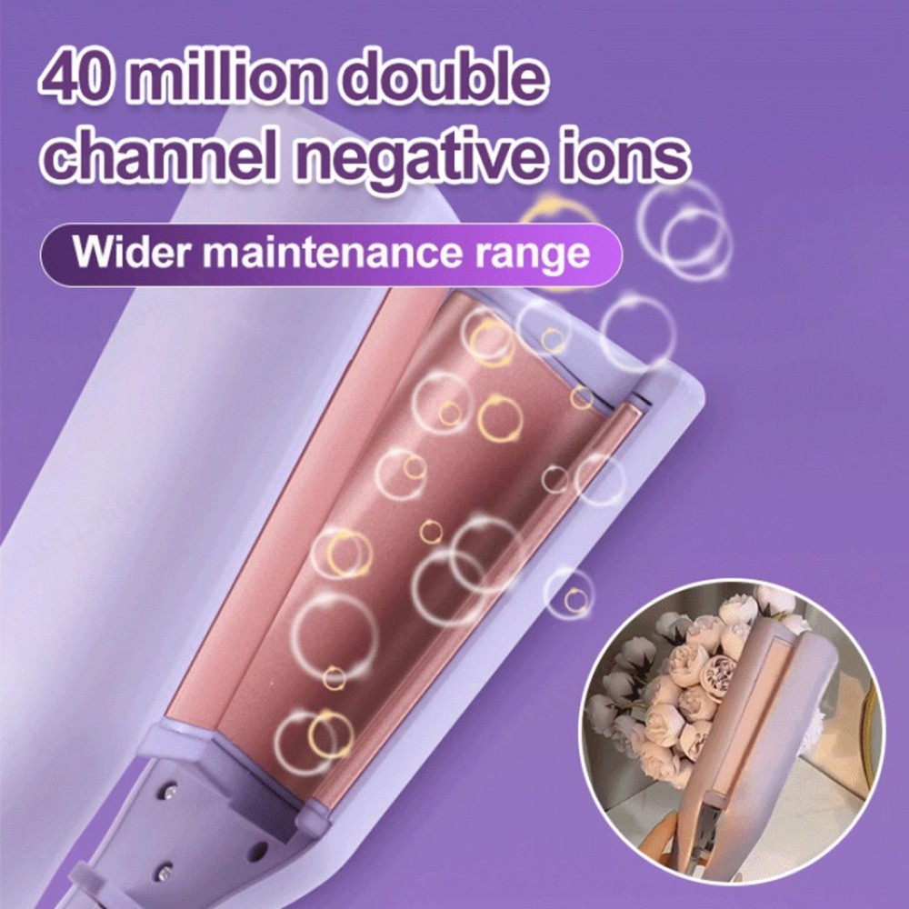 French Wave Curling Iron 32mm Simplicity Deep Wave Egg Roll Curling Iron Crimper