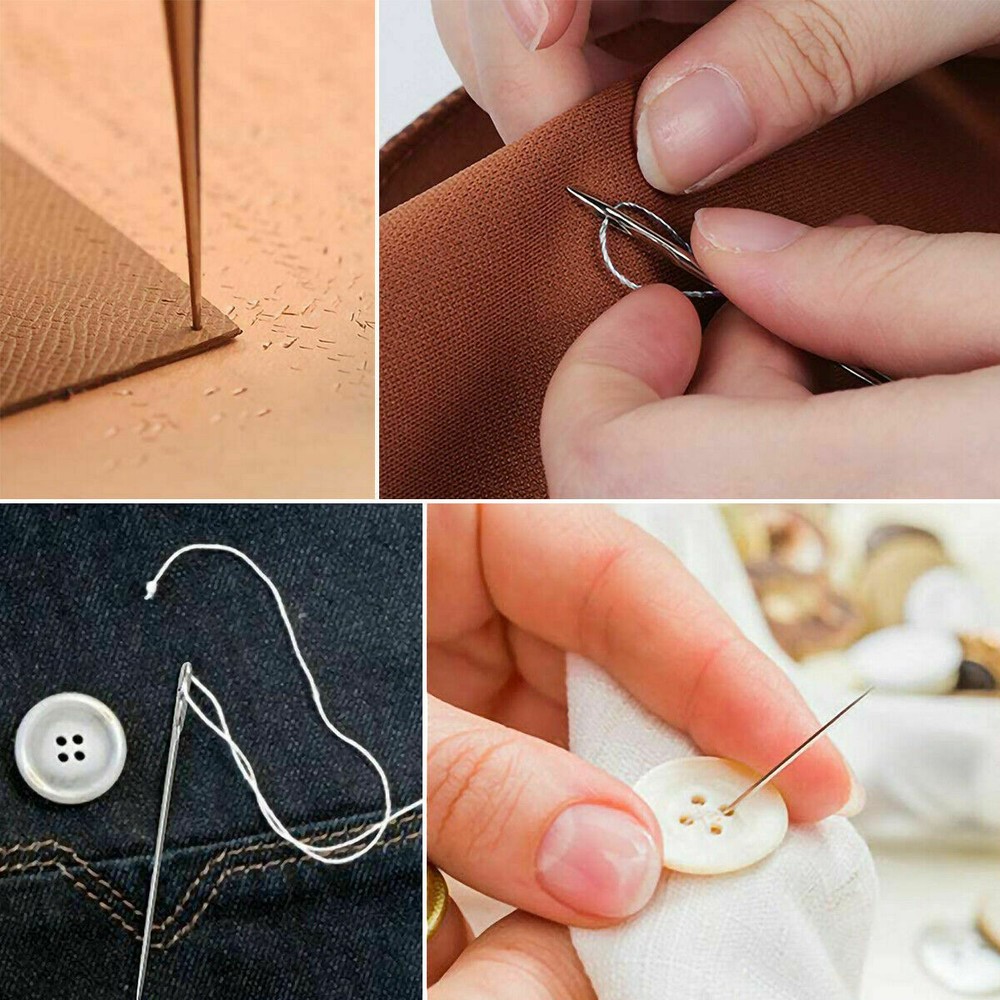 29 Leather Craft Punch Tools Kit Stitching Carving Working Sewing Saddle Groover