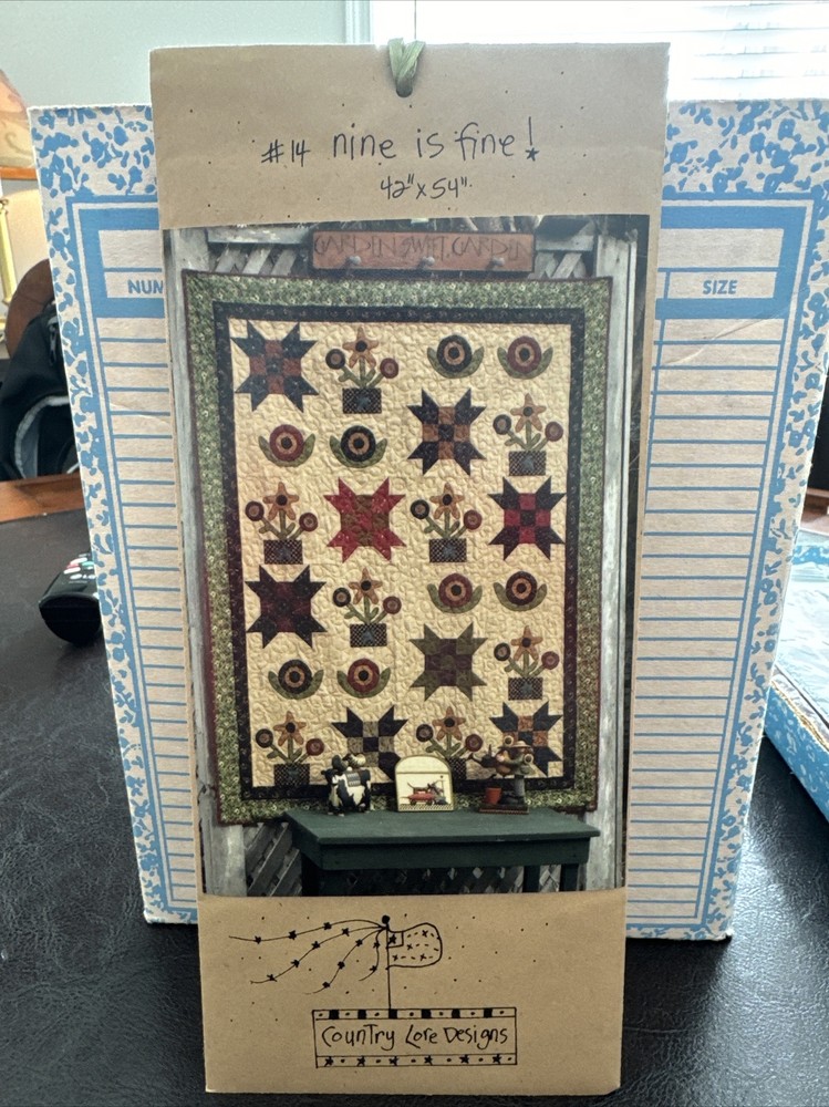 Country Lore Designs #14 Nine Is Fine Quilt Pattern