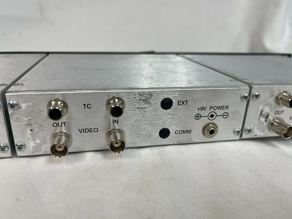 3 Horita RM-50 II Sync Generators On Rack