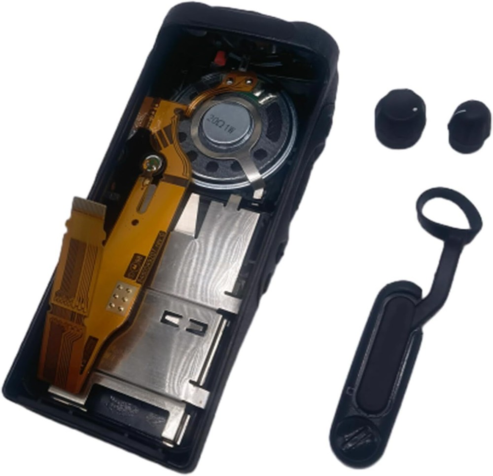 Black Repair Front Housing Case With Speaker Replacement for HT750 Radio
