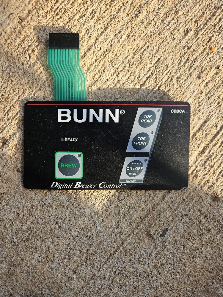 Bunn 29006.0003 Membrane Switch
