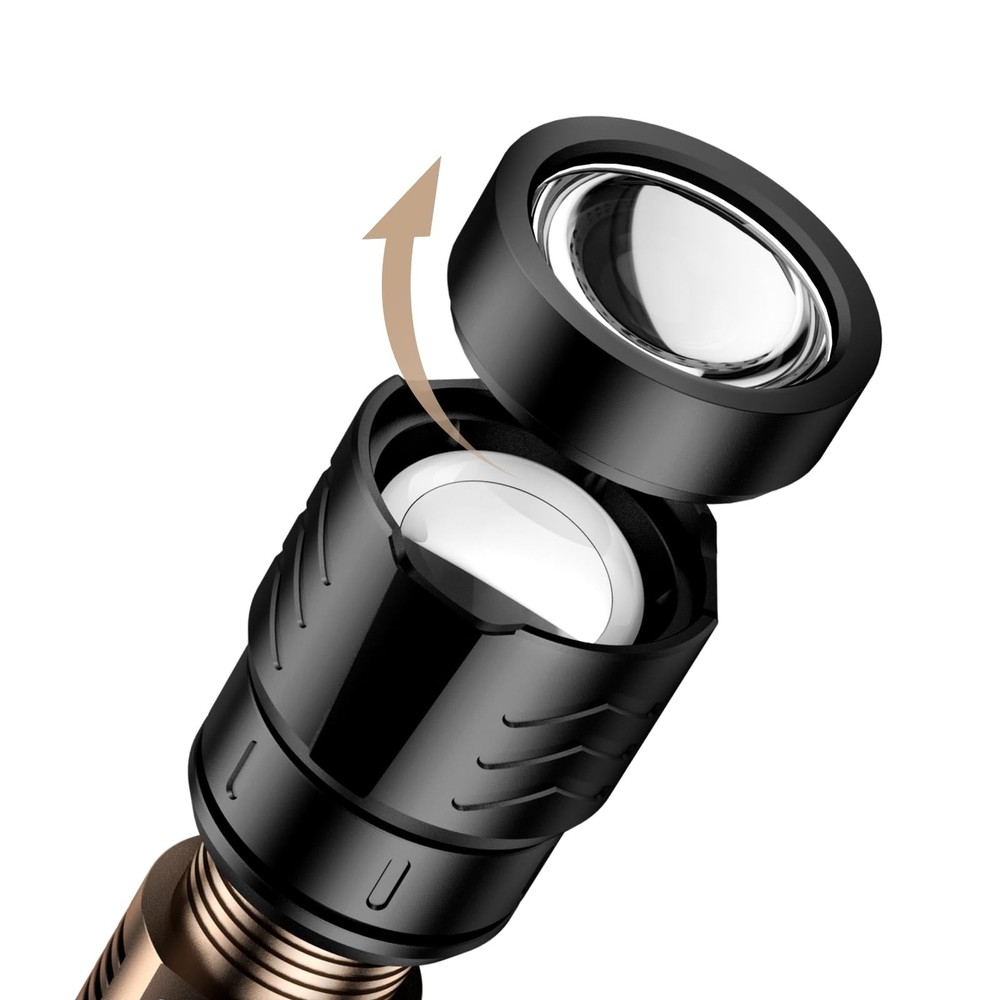 SKYFIRE Rechargeable Flashlight Lens for Flashlight-Lens