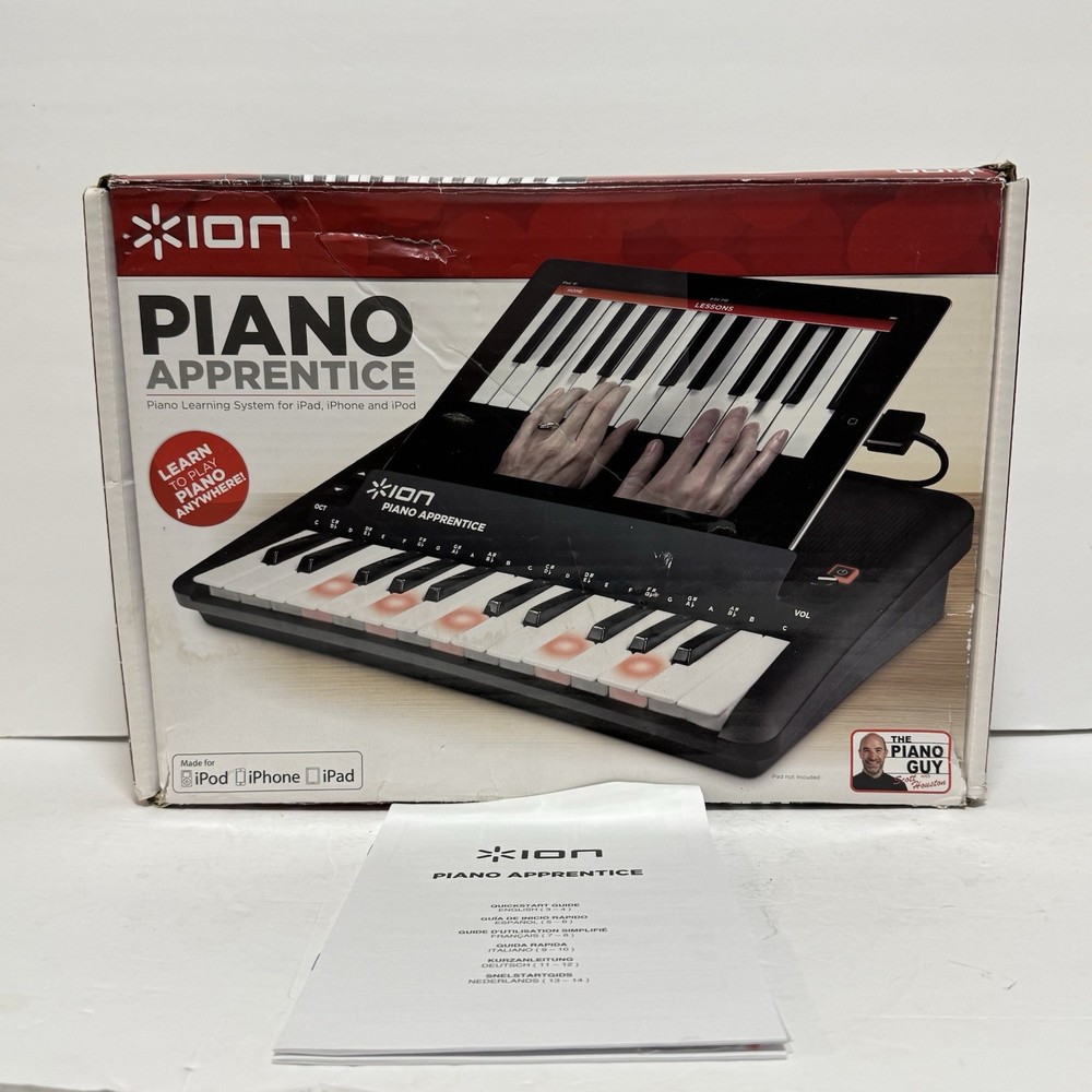 ION PIANO APPRENTICE 25-note Lighted Keyboard for iPad, iPod and iPhone