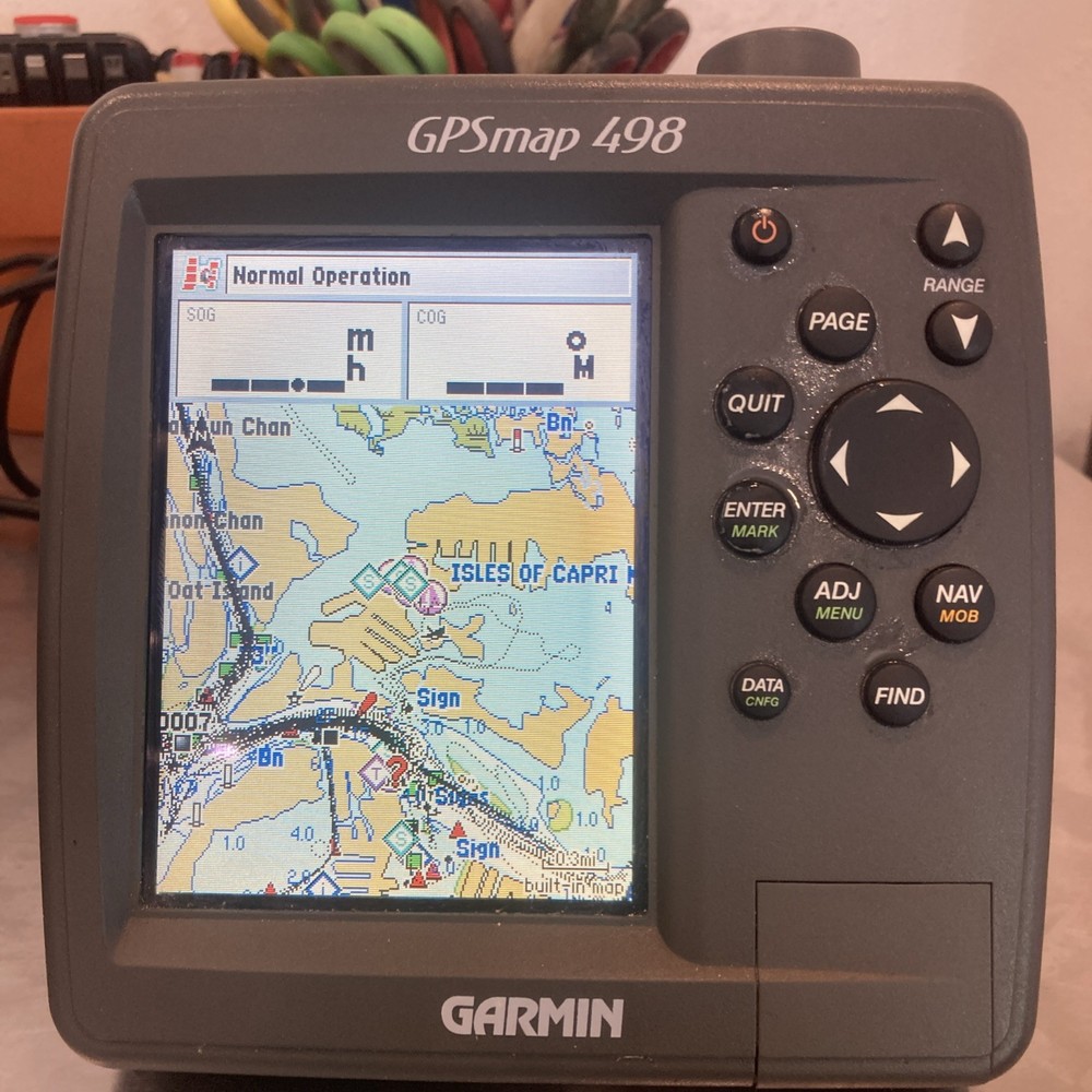 Garmin GPSmap 498 Color Chartplotter Fishfinder GPS Head Unit Only