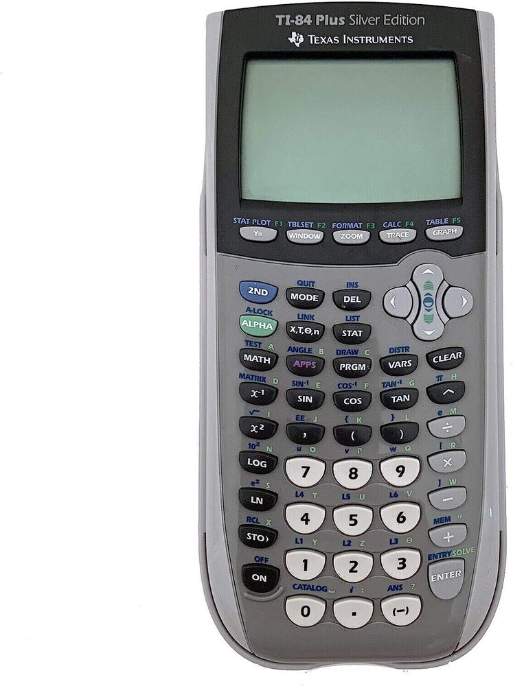 Texas Instruments TI-84 Plus Silver Edition Graphing Calculator Silver/Gray