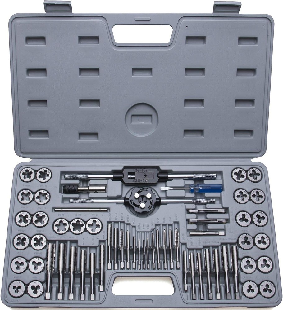 60-Pc Master Tap and Die Set - Include SAE Inch Si