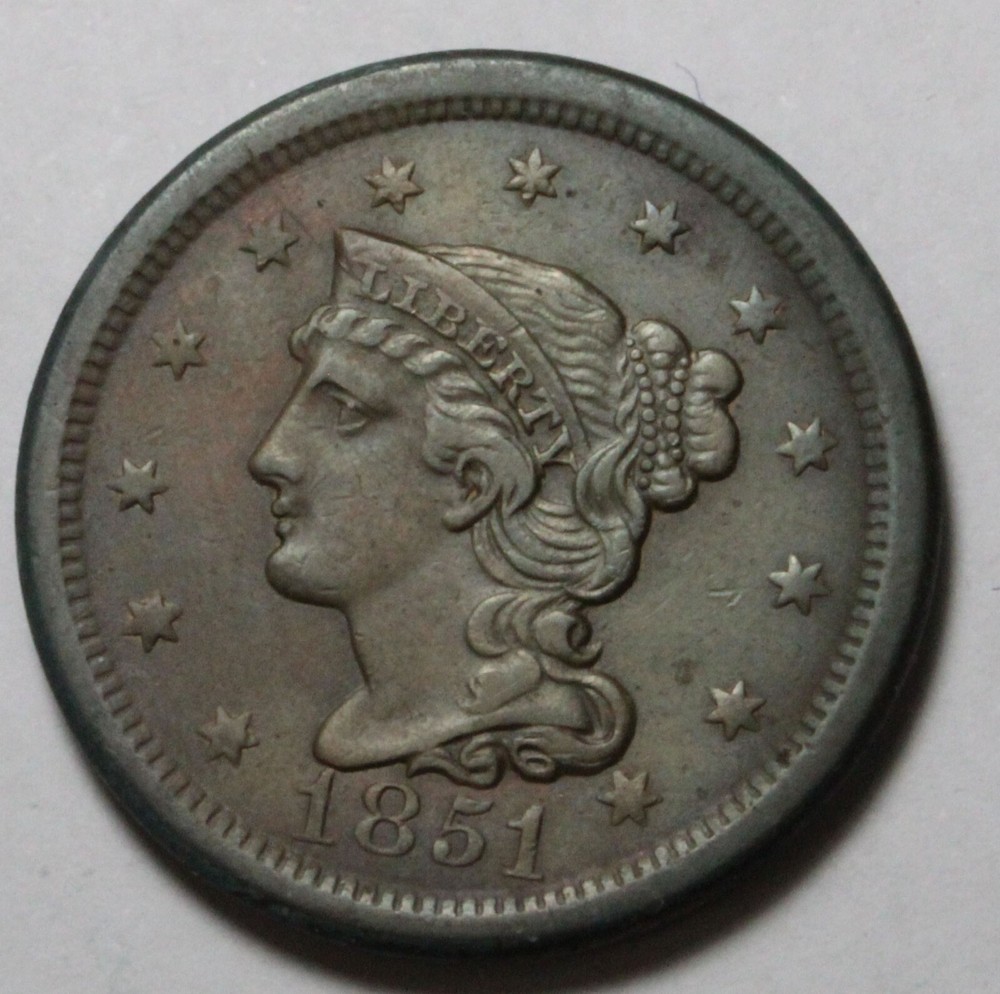 1851 Large Cent UR311