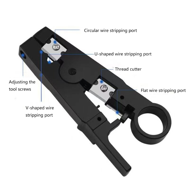 Cable Stripping Pliers Multi-function Cable Stripper For Telephone Cable
