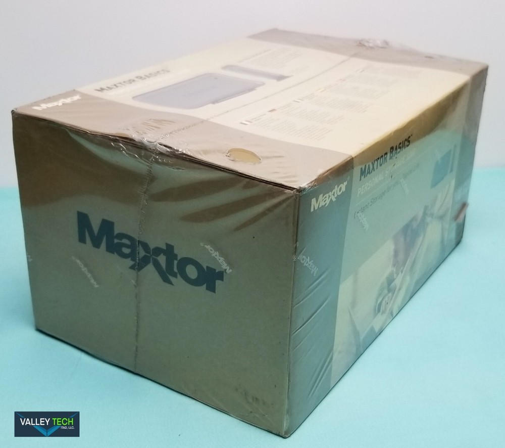Maxtor Basics Personal Storage 3200 100GB External Hard Disk NEW