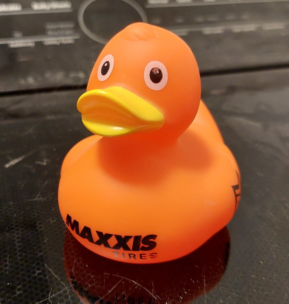 Maxxis Tire orange rubber duck