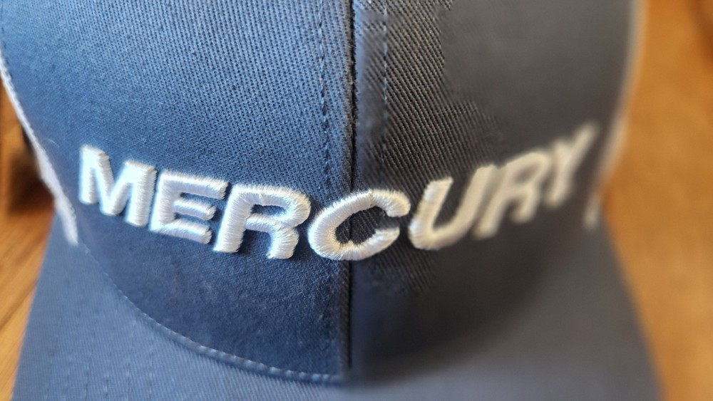 New Authentic Mercury Marine Embroidered Adjustable Hat