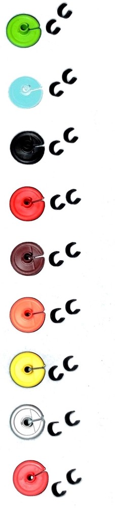 FLEXIBLE KISSER Button - 2 PACK  - ARCHERY COMPOUND BOW BOWSTRING ANCHOR POINT