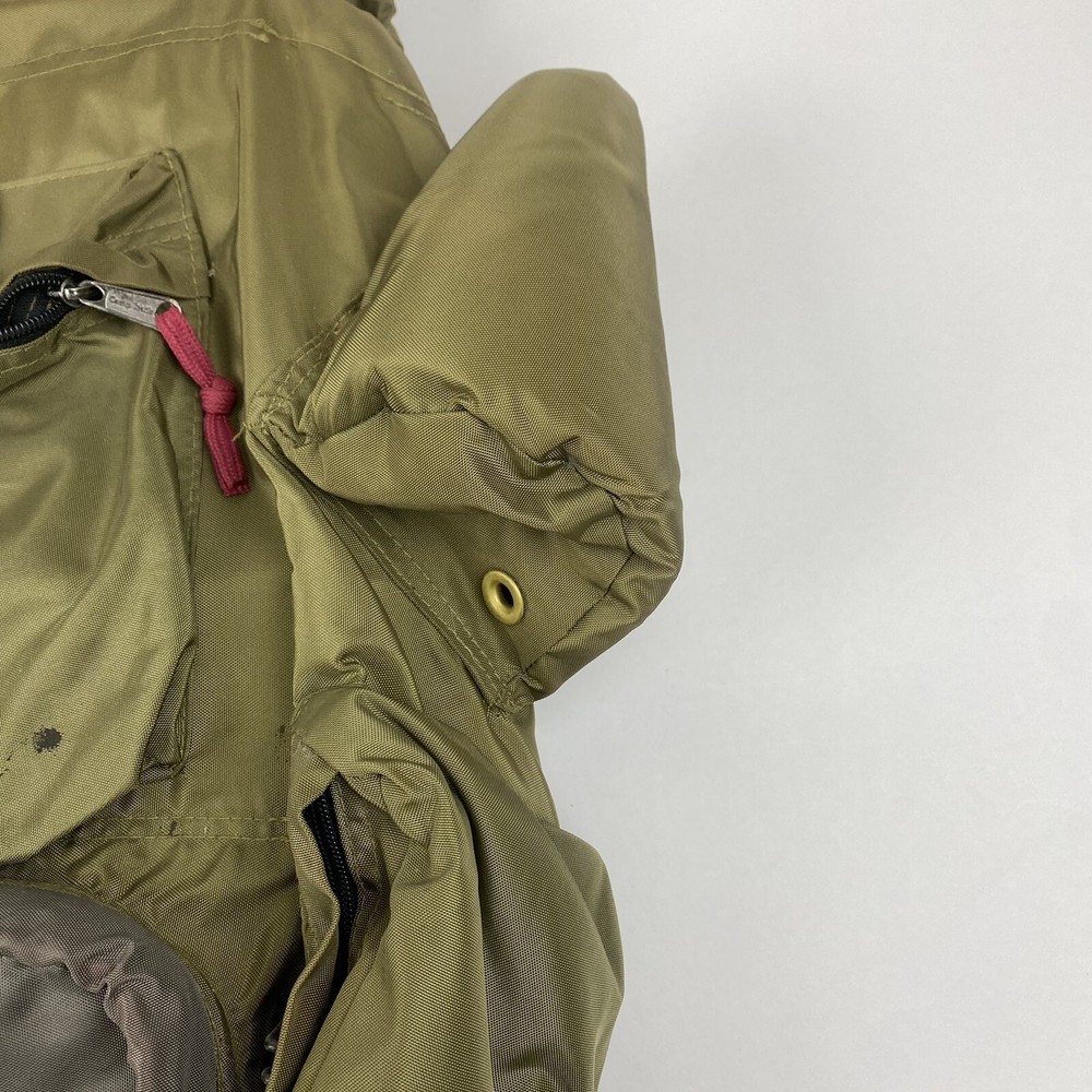 Camp Trails External Frame Hiking Backpack Size M Olive Green Gray