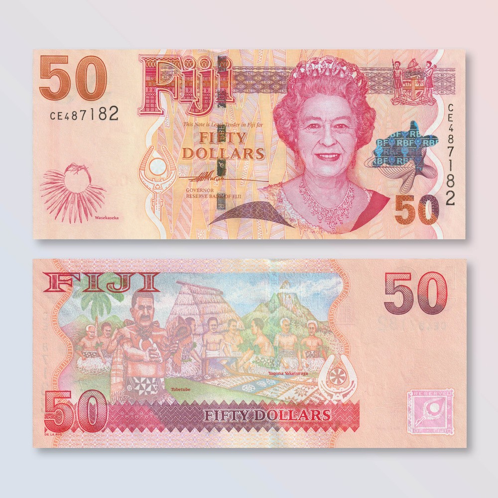 Fiji 50 Dollars, 2007, B524a, P113a, UNC