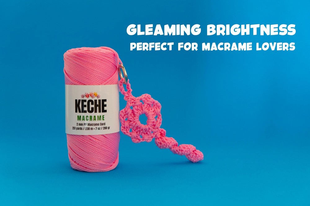 Macrame Cord | Macrame Supplies 2mm Polyester Macrame Rope Yarn for Table Run...