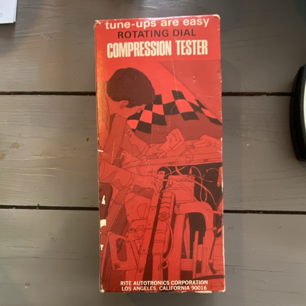 RAC Model 1535 Compression Tester Vintage In Box