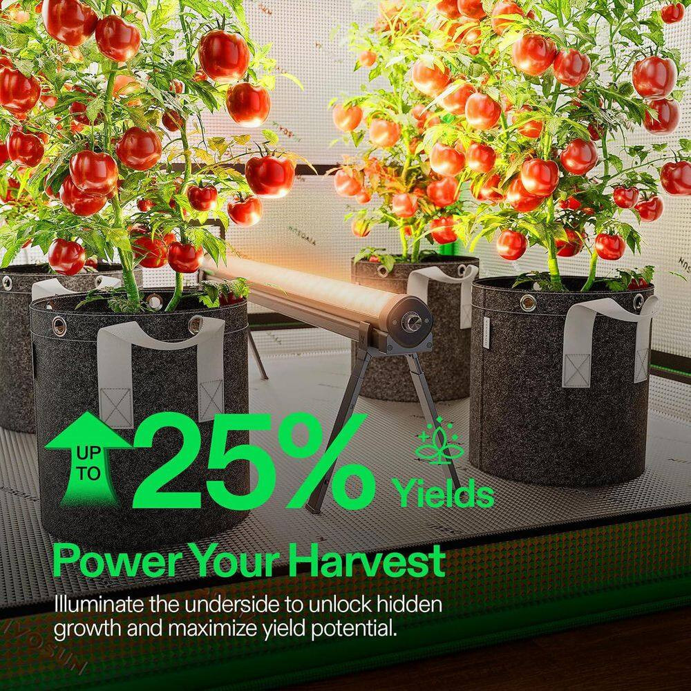 3.28 Ft. 100-Watt Lumaray under Canopy LED Grow Light, Full Spectrum Dimmable