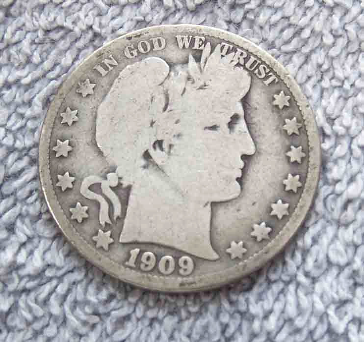 1909 Barber Half Dollar #8