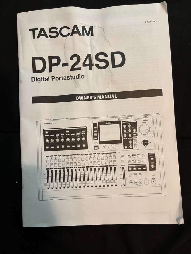 tascam DP-24SD portastudio
