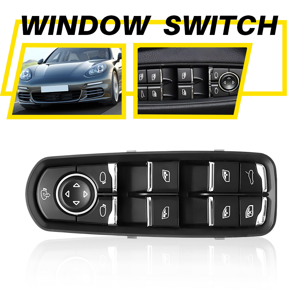 Driver Left Side Window Switch Control 7PP959858 For 2011-2014 Porsche Cayenne