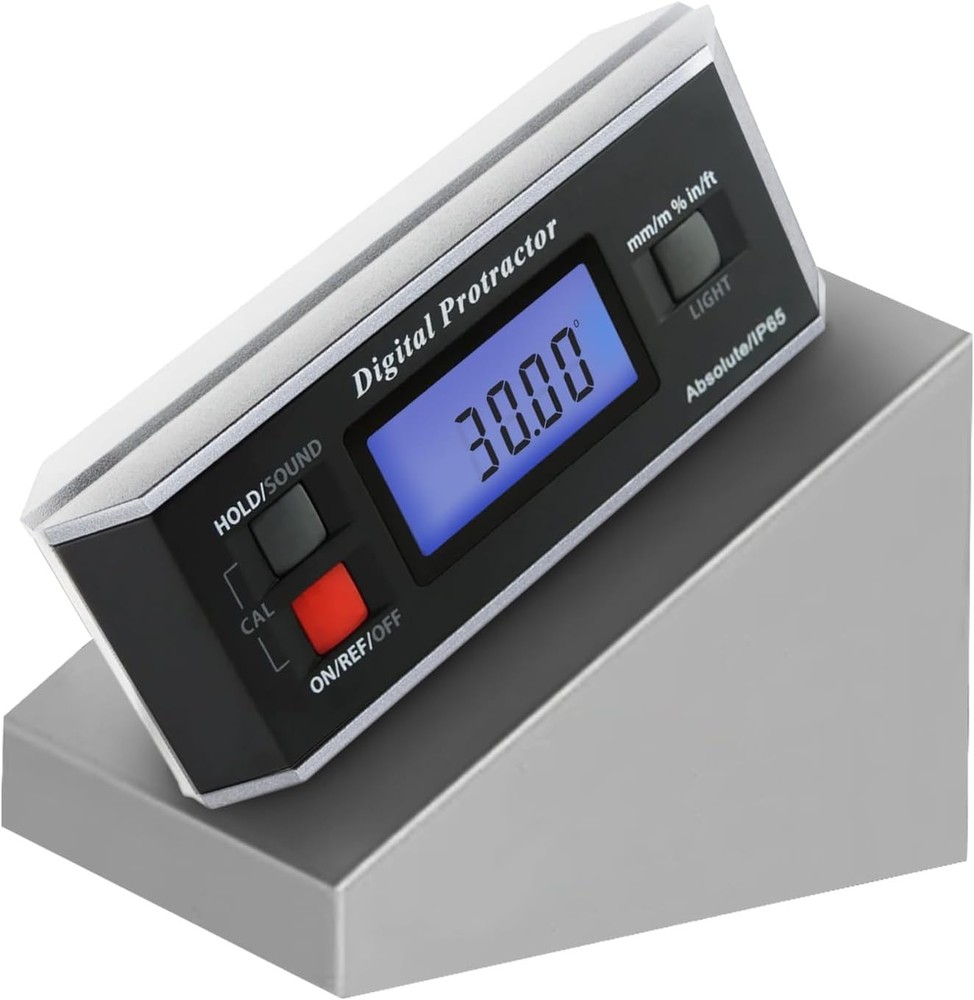 Digital Angle Finder Magnetic Protractor Inclinometer Angle Level Meter Tool ...