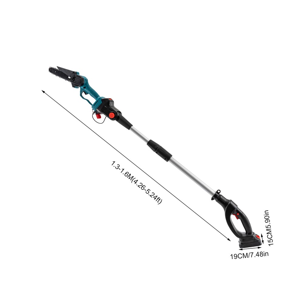 Cordless Chainsaw Pole Tool Tree Pruner Telescopic