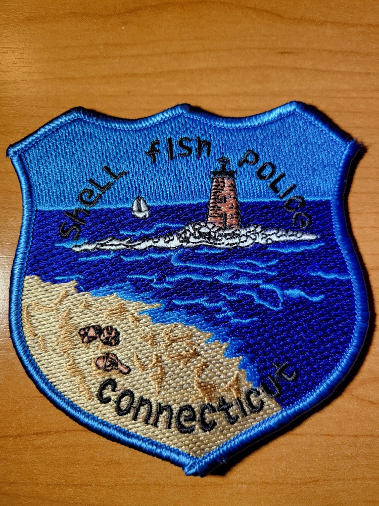 Shell Fish CT Police Shoulder Patch