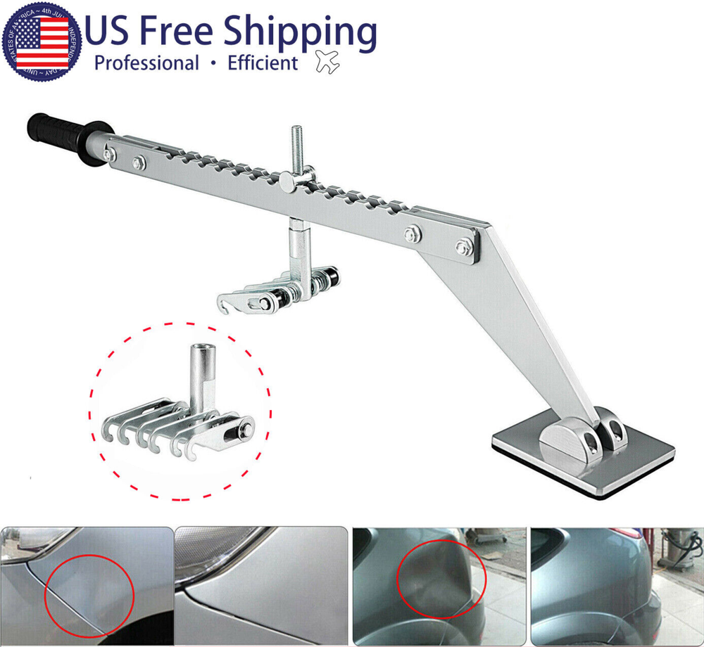 Car Dent Bar Puller Pull Lever Pulling Kit Removal Hammer Repair Auto Body Tool