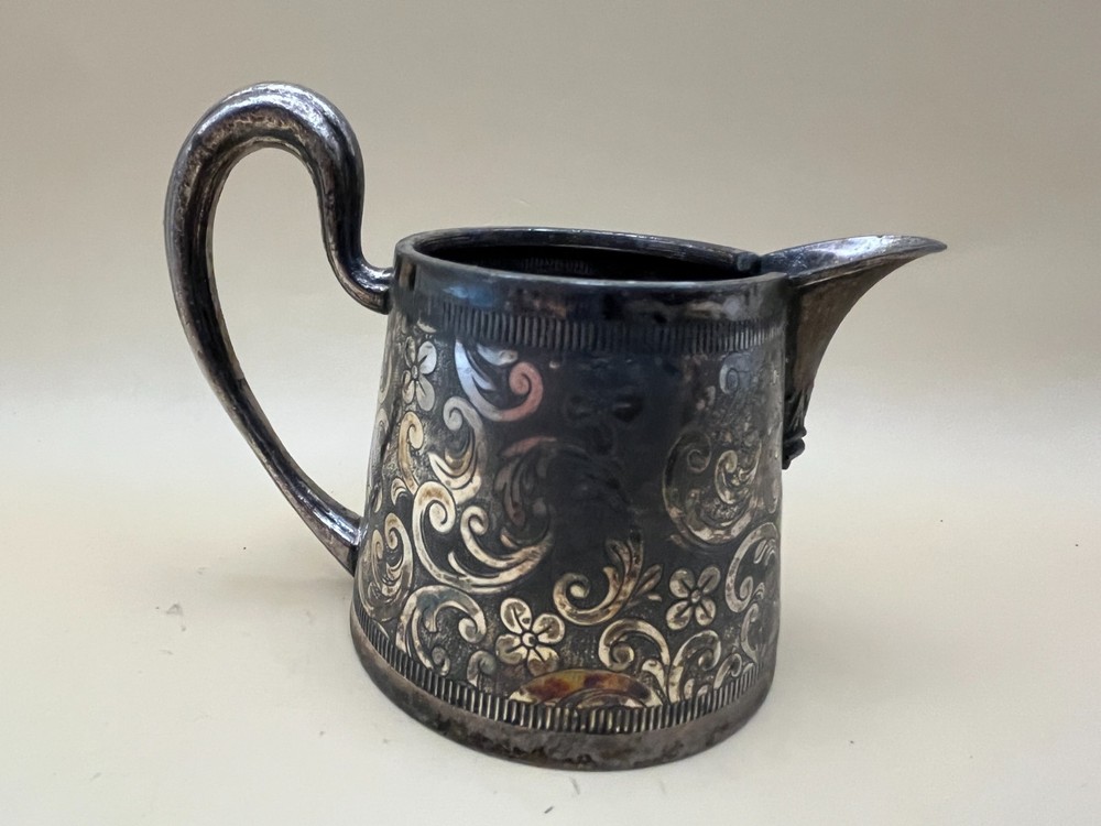 Vintage silver plated Cream Jug.