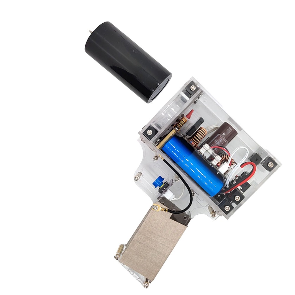 Electromagnetic Pulse Generator Trigger Handheld Tesla Coil Artificial Lightning