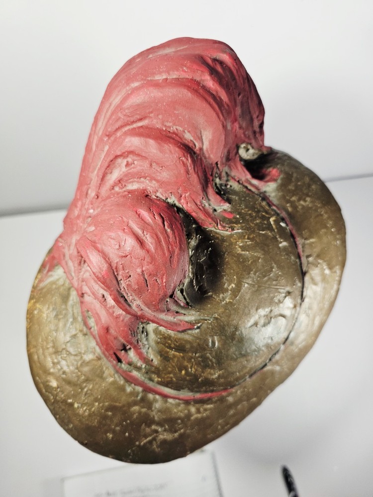 Trace Guthrie 1996 Victorian Woman Bust, Fired Clay, 19", Signed